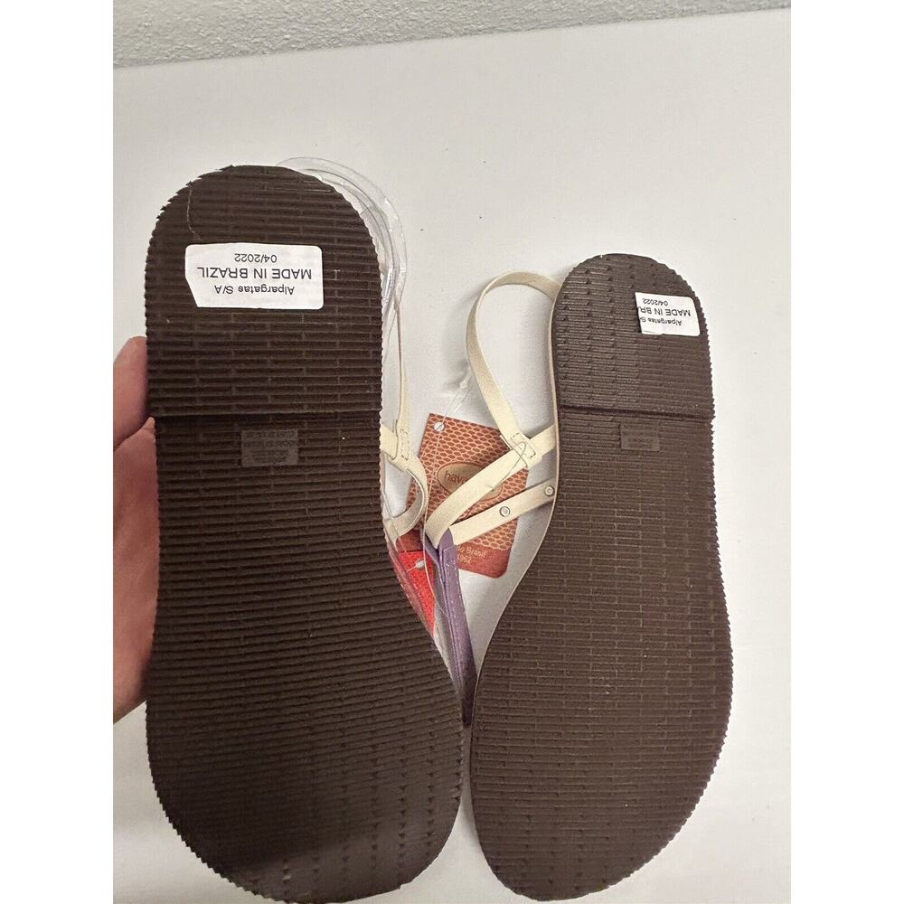 Havaianas Women's Size 10.5 You Rio Sandal Ballet Rose Ankle Strap New with Tags - Picture 8 of 10